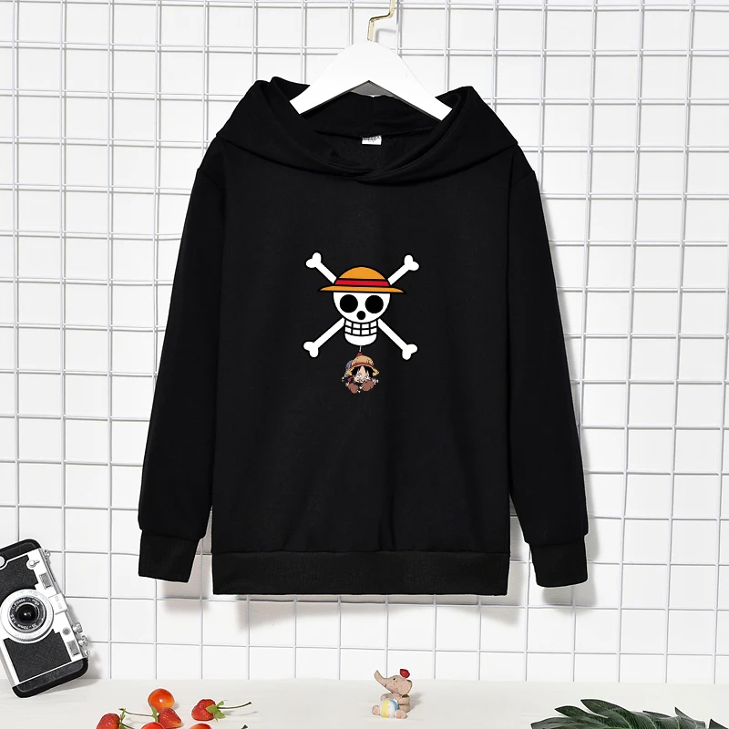 

Harajuku Children Anime Hoodie Boys Girls Autumn Long Sleeve Clothes Casual Kawaii Cartoon Print Hooded Pullover Kids Sweatshirt