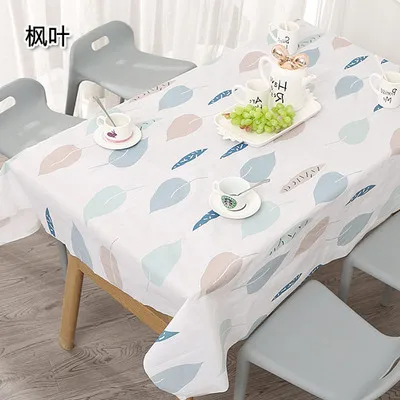 Синяя Современная скатерть в клетку скандинавском стиле водонепроницаемая для