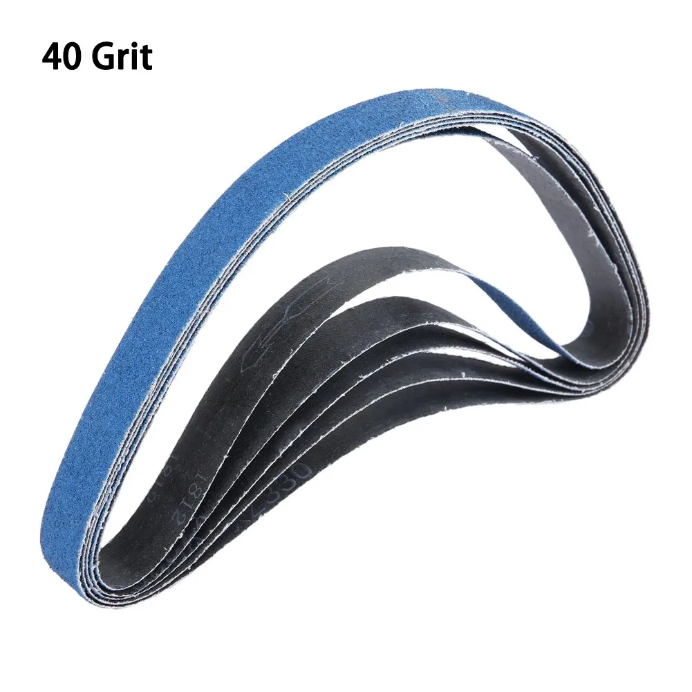 

5PCS Sanding Belts Aluminium Oxide Woodworking Sandpaper Abrasive 40/60/80/120# Aluminium Oxide Grinder Sanding Belts Sandpaper