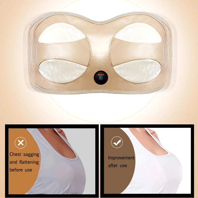 Массажер груди для улучшения внешнего вида после родов, раскрытия меридианов, вибрационного и теплового воздействия, улучшения упругости и устранения саггинга.