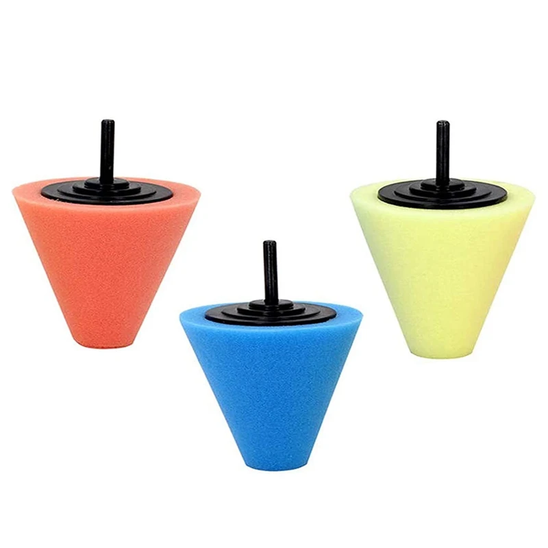 

Car Buffing and Polishing Kit -14Pcs Luo Ke Drill Polishing Wheel Foam Ball Buffing Pads Sponge Ball