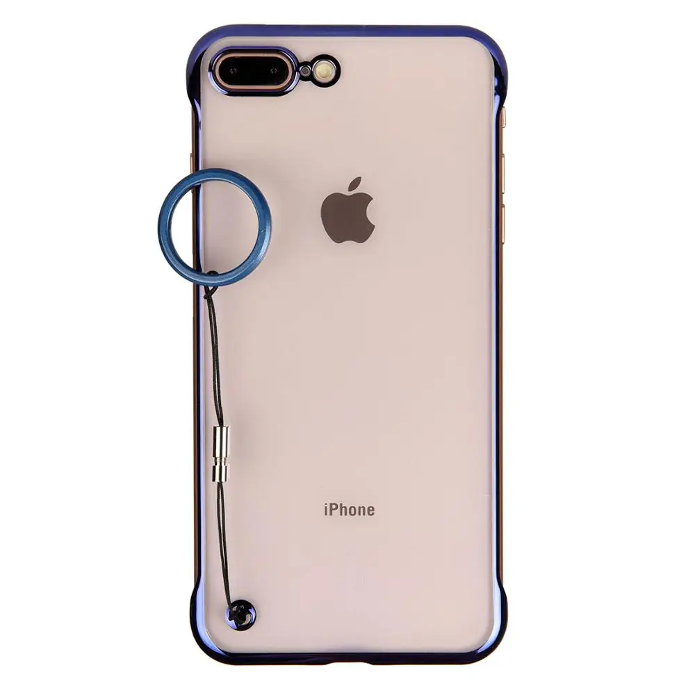 Роскошные безрамные металлические прозрачные чехлы для телефонов iPhone 11 Pro Max XS XR 8