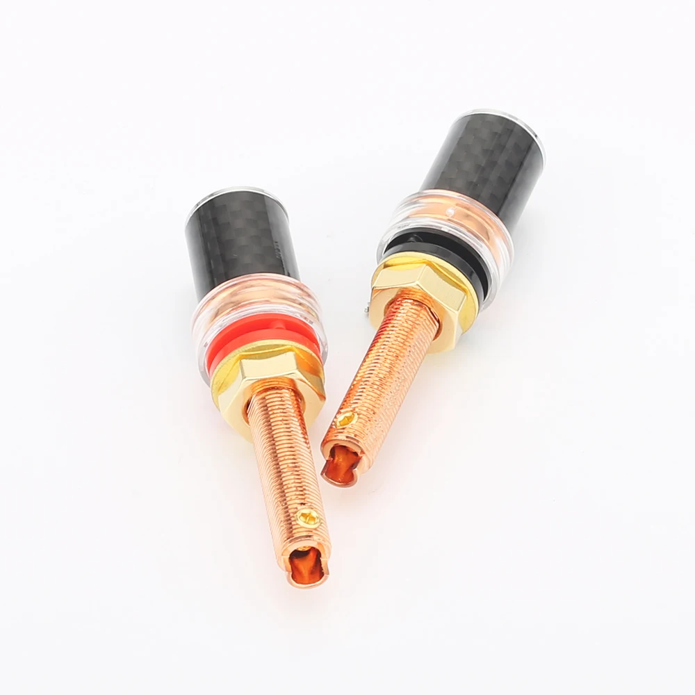 Высококачественная красная медная колонка из углеродного волокна с покрытием