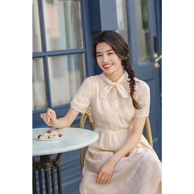 INMAN летнее милое платье трапециевидной формы с кроличьими ушками и высокой