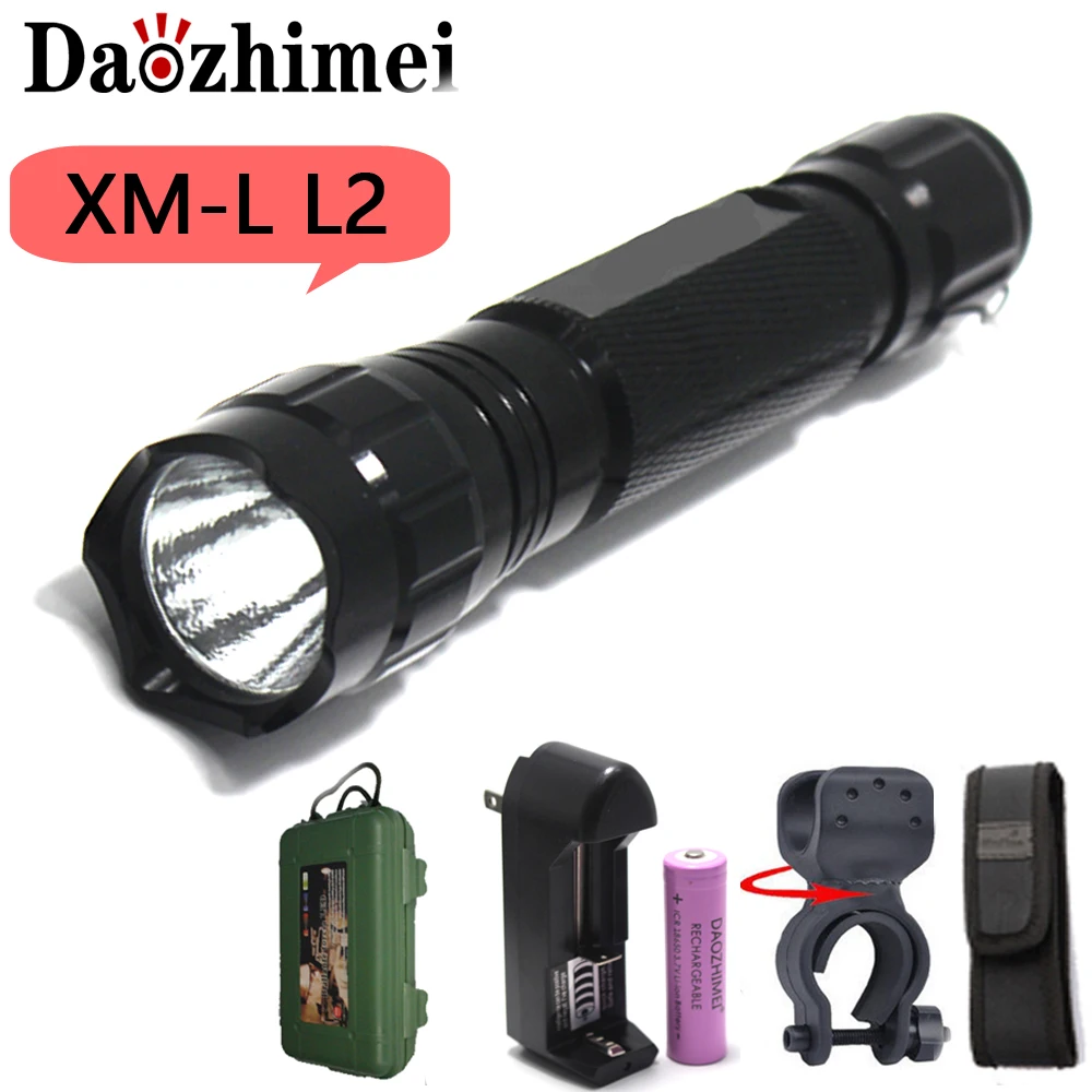 Светодиодный тактический вспышки светильник 501B XM L2 T6 фонарь охотничье ружье