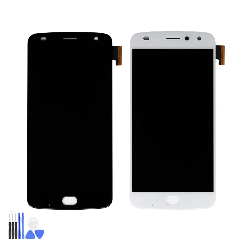 5 дюймов OLED AMOLED lcd для Motorola Moto Z2 Play дисплей сенсорный экран Замена XT1070 черный