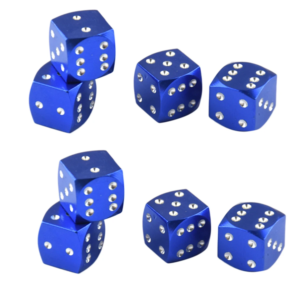 MagiDeal 8 шт. синие Dice пылезащитные колпачки Новинка и глянцевая|Стержни клапана| |