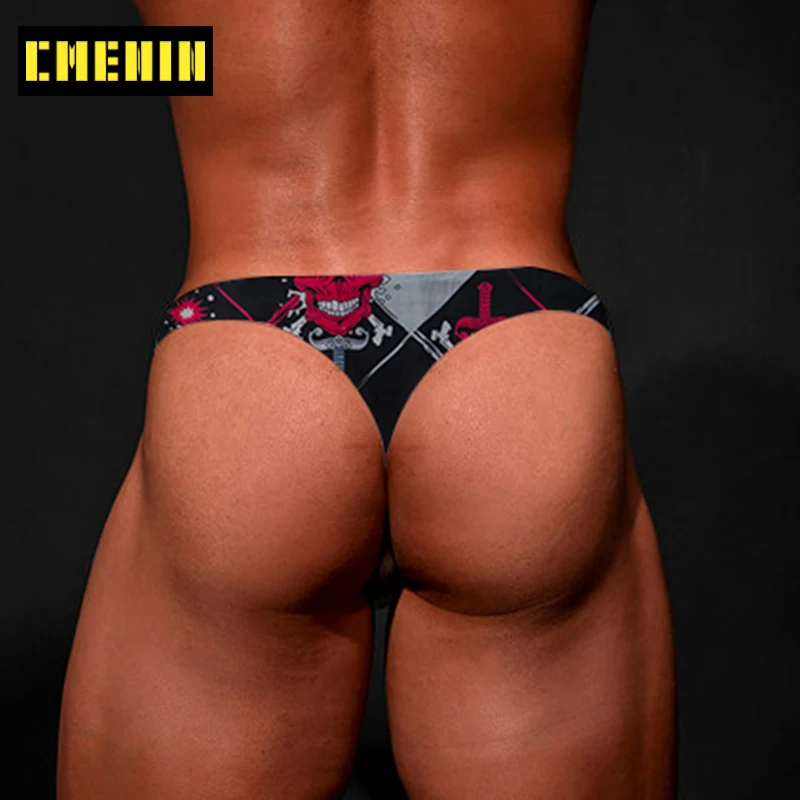Удобные хлопковые мужские стринги AD7301 сексуальное нижнее белье для геев Тонги и G
