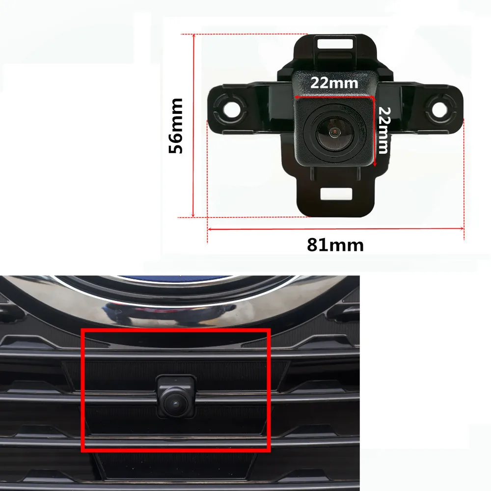 YIFOUM HD CCD Автомобильная камера переднего вида для парковки ночного видения с