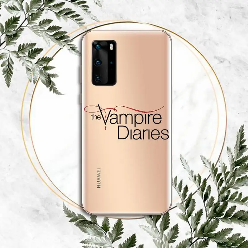 

The Vampire Diaries Phone Case Clear Transparent for huawei honor P 40 30 20 lite Pro 10 i 8 9 x p smart 2019