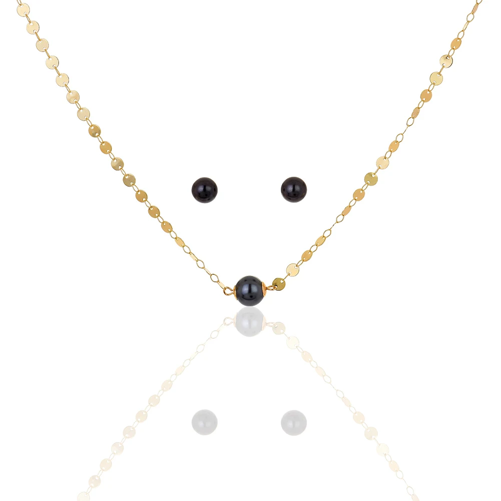 

Cring Coco Polynesian Hawaiian Samoa Pearl Jewelry Sets Vintage Charm Pendant Necklace Stud Earrings Set for Women Holiday 2021