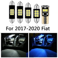 8pcs white canbus led lamp car bulbs interior package kit for 2017 2020 fiat 124 spider map dome trunk plate light accessories