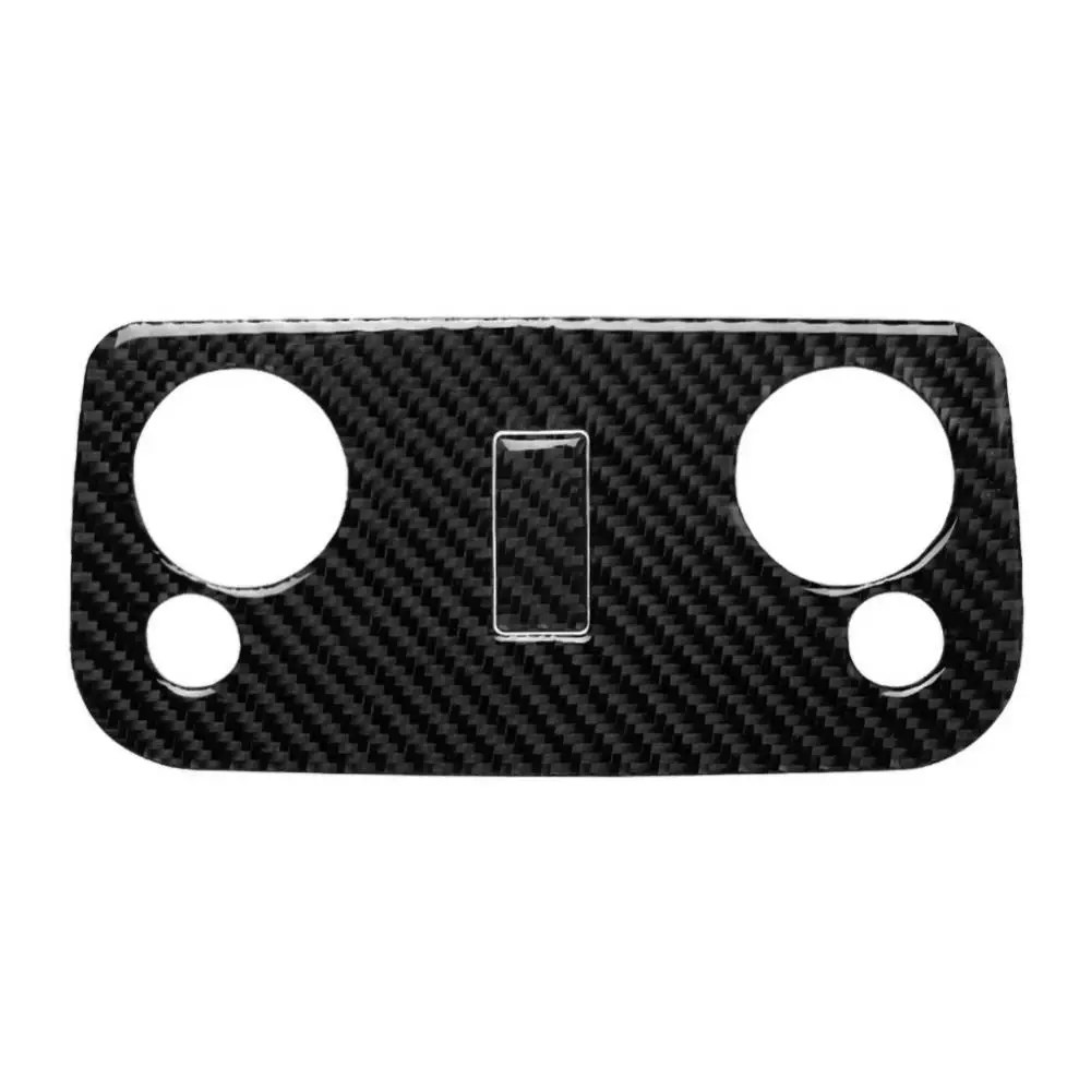 

50%HOT Carbon Fiber Car Reading Lamp Interior Trim Cover Sticker for Ford Mustang 09-13