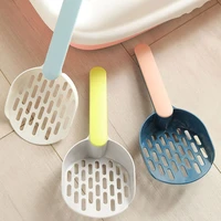 big size cat litter shovel mix color hollow abs plastic scoop for cats toilet sandbox cleaning tool kitten neater pet supplies
