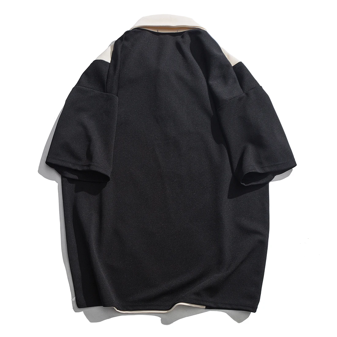 Повседневная мужская футболка в стиле пэчворк с буквенным принтом летняя