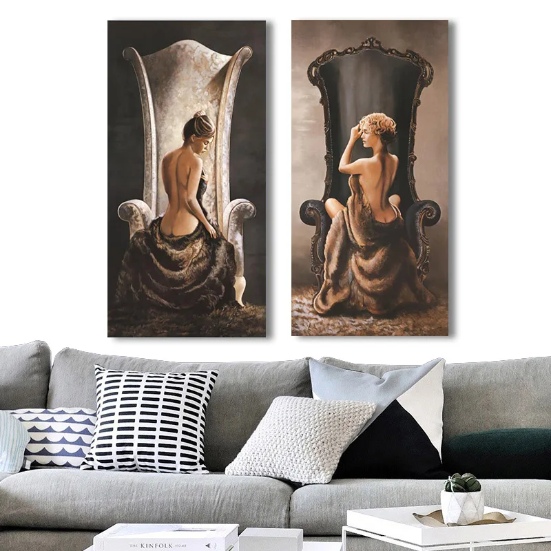 

Стул обнаженная красота алмазная живопись 5D «сделай сам» сексуальная женщина Алмазная вышивка крестиком Декор для гостиной искусство