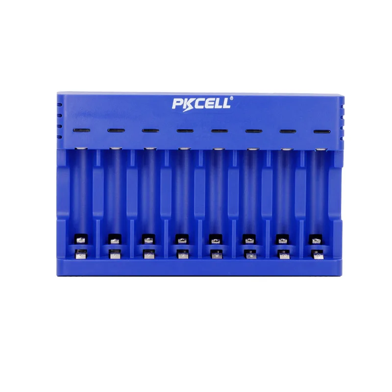 Батарейки PKCELL зарядное устройство 8 слотов USB линия Универсальное зарядное устройство для AA AAA Ni-MH NiCd 1,2 в перезаряжаемый аккумулятор Зарядка от 1 до 8 шт тесто