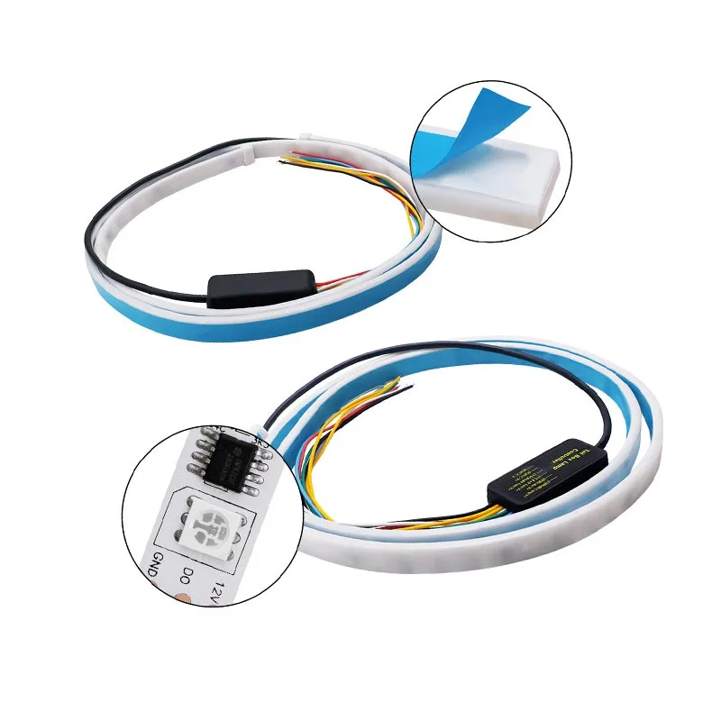 Автомобильные задние парковочные огни Streamer плавающая лошадь цветной