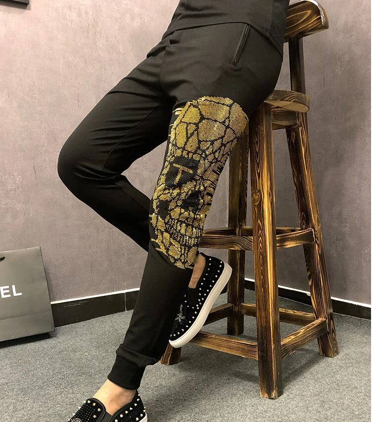Men's Diamond Sets 2019 tshirt set Male Casual Tracksuit Men 2 Piece Set handsome design | Мужская одежда