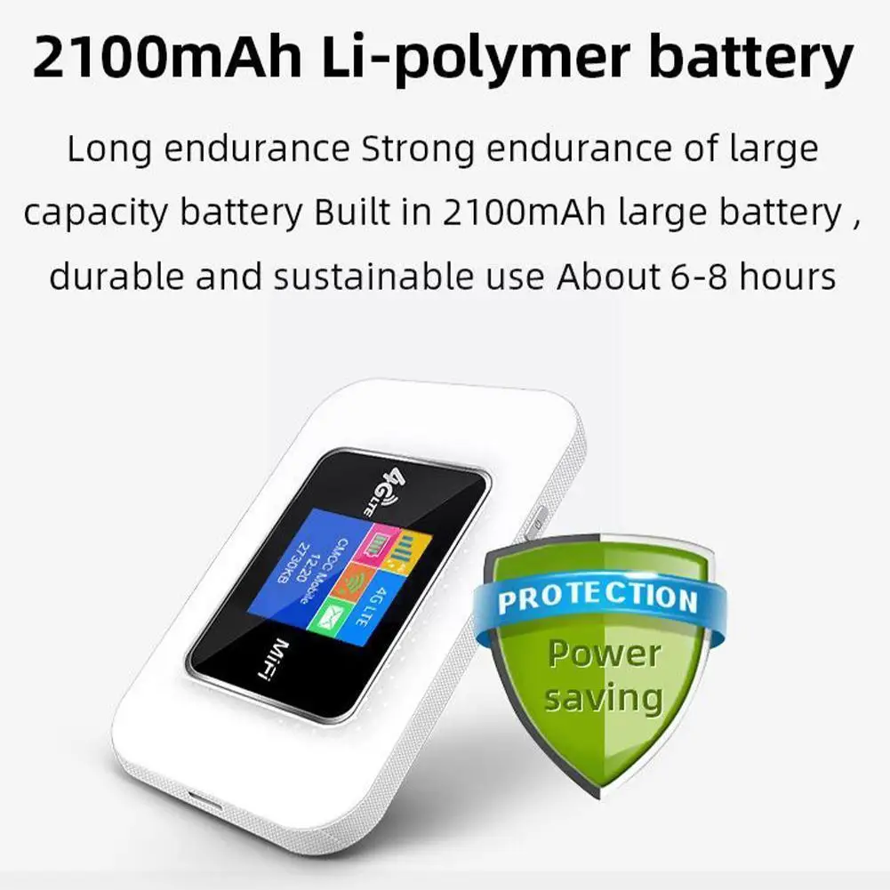 

D921 4g Modem Wifi Router Portable Pocket External Crc9 Router Antenna Hotspot Mobile Sim Port Card Slot Unlocked Wireless L8u3