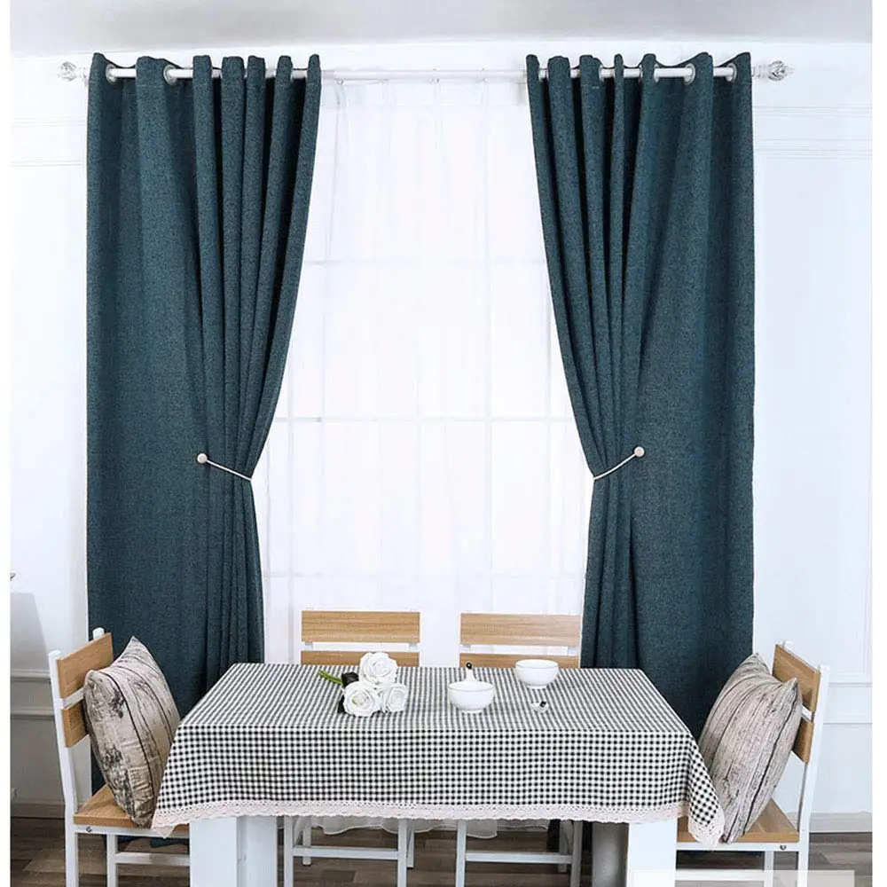 

1pc Magnetic Curtain Tie Backs Round Curtains Buckle Clip Hold Backs Binding Weaving Tie Band For Home Office Decorative