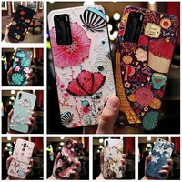 3d relief floral phone case for samsung m21 case tpu silicon cover for samsung galaxy m21 m30s case for samsung m30s m 21 coque
