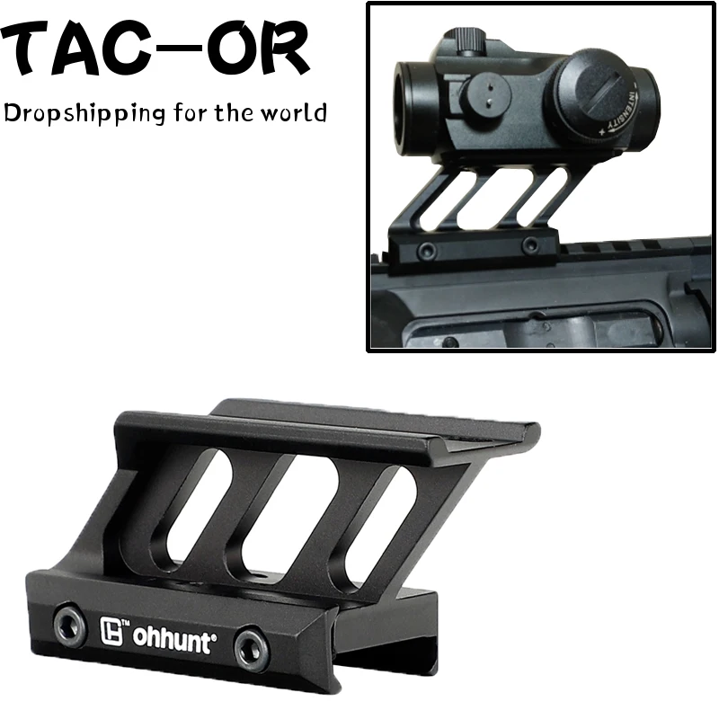 

Тактическое красное крепление Mil-spec T1 для прицела, адаптер для охоты, страйкбола T1 / T-1 / T2 / T-2 /TR02, Прямая поставка