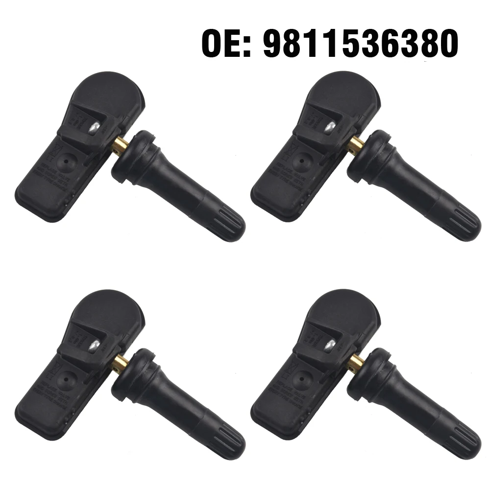 

4 PCS Car Tire Pressure Monitor Sensor TPMS 9673860880 5430W0 For Peugeot 207 301 308 For Citroen C4 C5