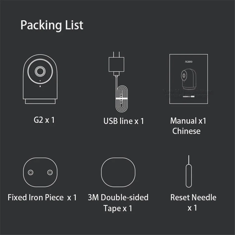 Новинка, Xiaomi Aqara, умная сетевая G2 камера, Gatway Edition, 1080 p, 140, широкоугольная, ночное видение, Zigbee версия, Wifi, IP камера