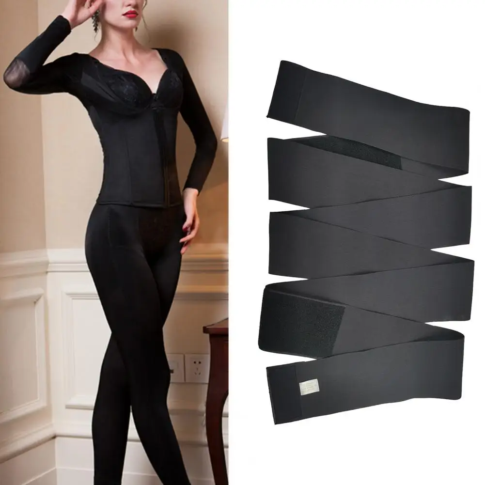 

Soft Adjustable Flatten Abdomen Binder Strap Skin-friendly Abdomen Wraps Relieve Low Back Pain for Women Bodybuilding