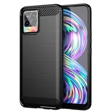 For OPPO Realme 8 Case For OPPO Realme 8 Cover Shockproof Soft Silicone Smooth TPU Protective Phone Bumper For Realme 8 Fundas