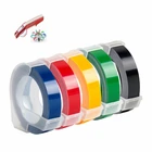 5 шт Многоцветный Dymo 3D 9 мм тиснение запечатанных лент совместимый с Dymo 16101296515401880 для Motex E101 этикетка производители