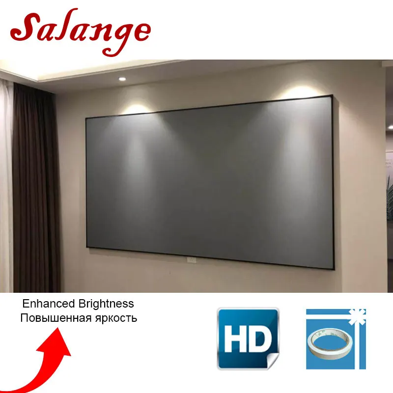 Salange проектор экран 100 120 дюймов проекционный экран для XGIMI H2 C80 YG300 YG400 UC40 UC46 светодиодный проектор JMGO DLP проектор