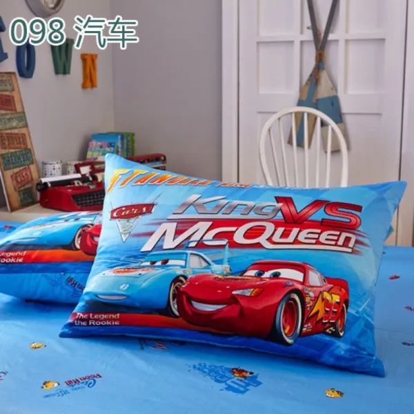 Наволочки disney Lilio Stitch Mc queen, 2 шт., наволочки с рисунком Микки, Минни, принцессы, наволочки, декоративные наволочки 48x74 см - Цвет: mc queen 1