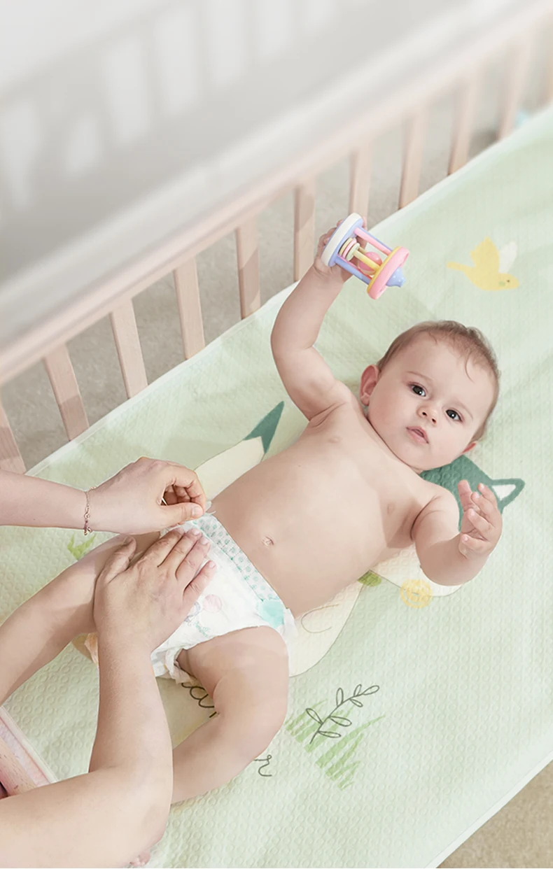 Водонепроницаемые детские пеленки BabyGreat, переносные складные моющиеся, хлопок, дышащие, для младенцев, постельные принадлежности, Герметичная прокладка