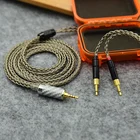 Баланс 3,5 Xlr 4,4 штекер-двойной 2,5 мм 16-жильный кабель для наушников hifi кабель для hd 700 sennheiser hd700 nw zx300a