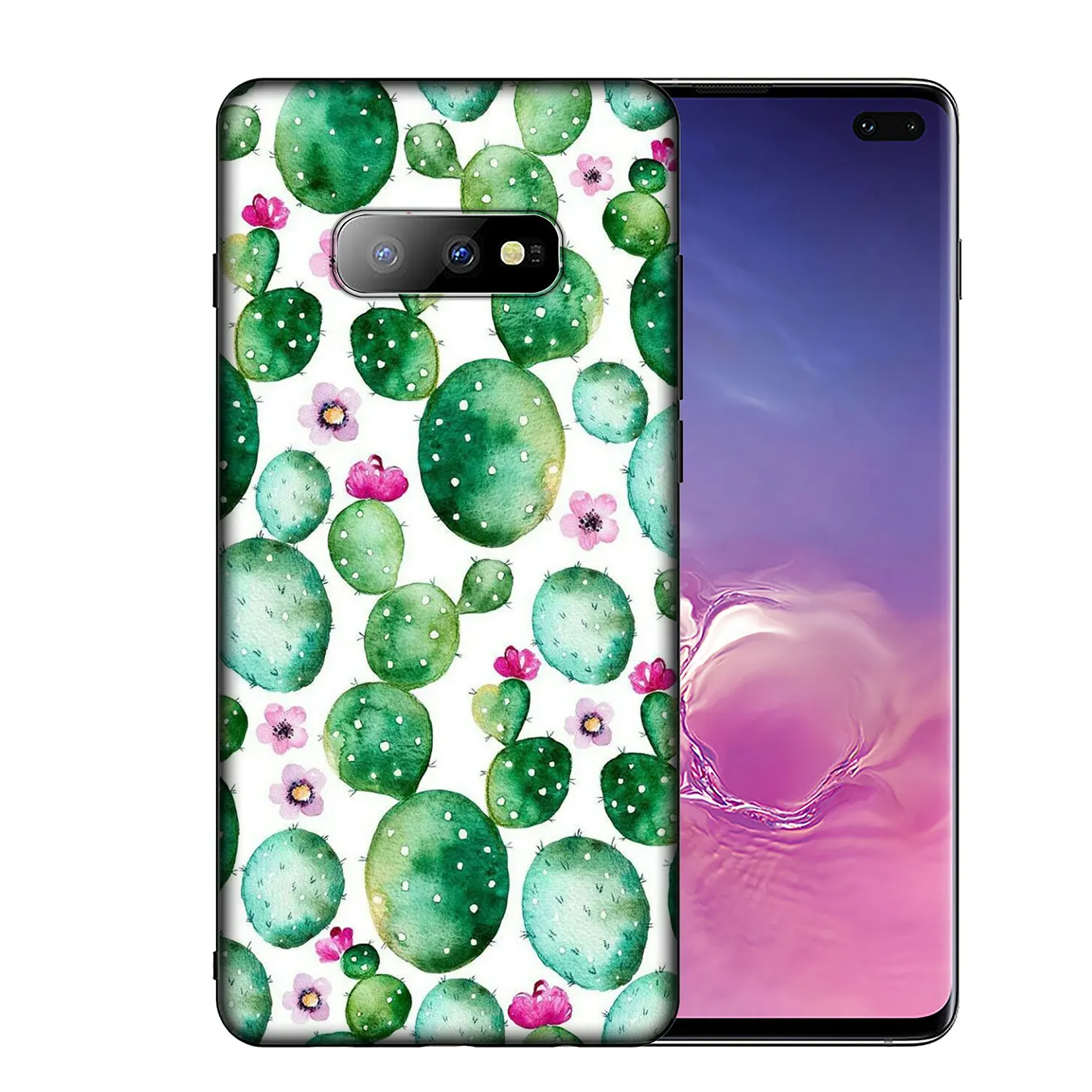 Роскошный мягкий силиконовый чехол IYICAO для телефона с изображением растений