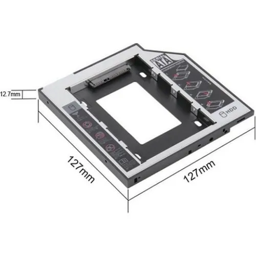 DNR Laptop DVD To SSD Box Sata 12.7mm HDD Caddy
