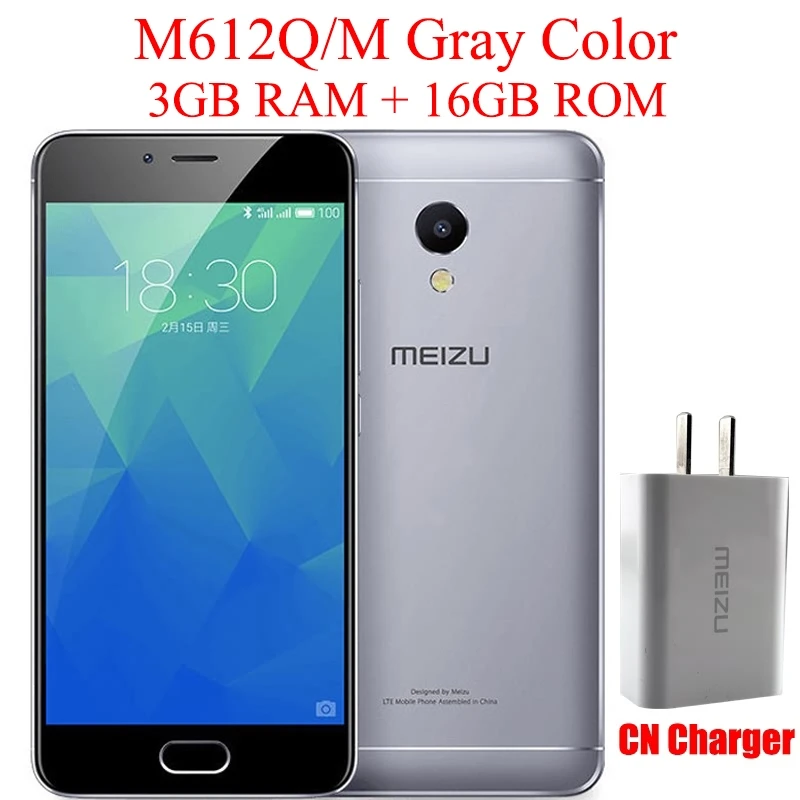 CN Gray 3G 16G MEIZU M5S, глобальная версия, четыре ядра, 3 Гб, 16 Гб, мобильный телефон, 5.2 дюйма, HD IPS, определение отпечатка пальца, быстрая зарядка, мобильный телефон - Цвет: CN Gray 3G 16G
