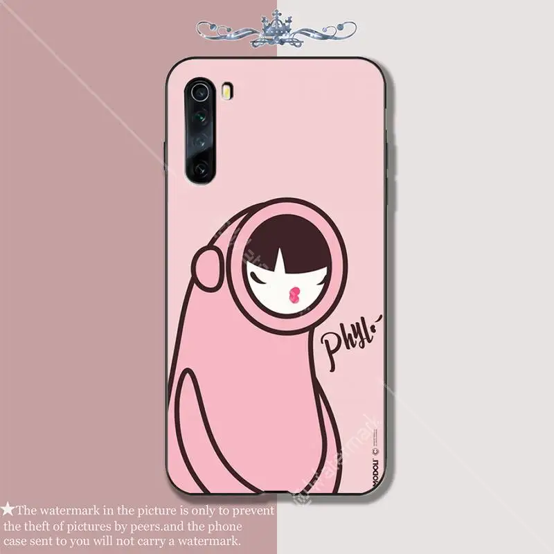 Простой Роскошный чехол для телефона ярких цветов Modoli Girl Xiaomi Redmi 7 7A 8 Note 9 8t Pro