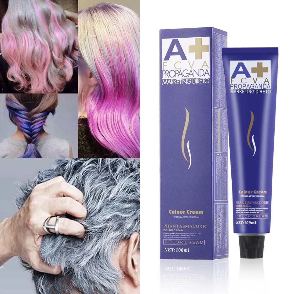 Разноцветная Нетоксичная краска для волос 100 мл|Чаши смешивания красок волос| |