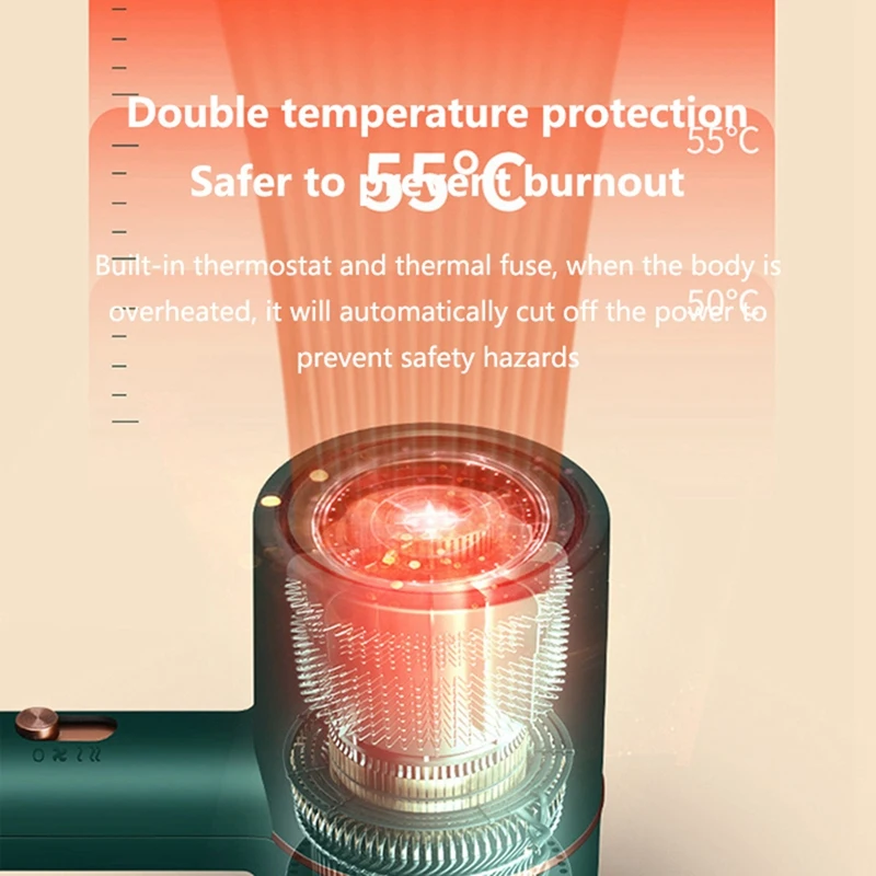 

Smart New Hair Dryer Household Silent Hair Dryer Negative Ion Hair Dryer Gift Ionic Hair Dryer Fast Drying US Plug