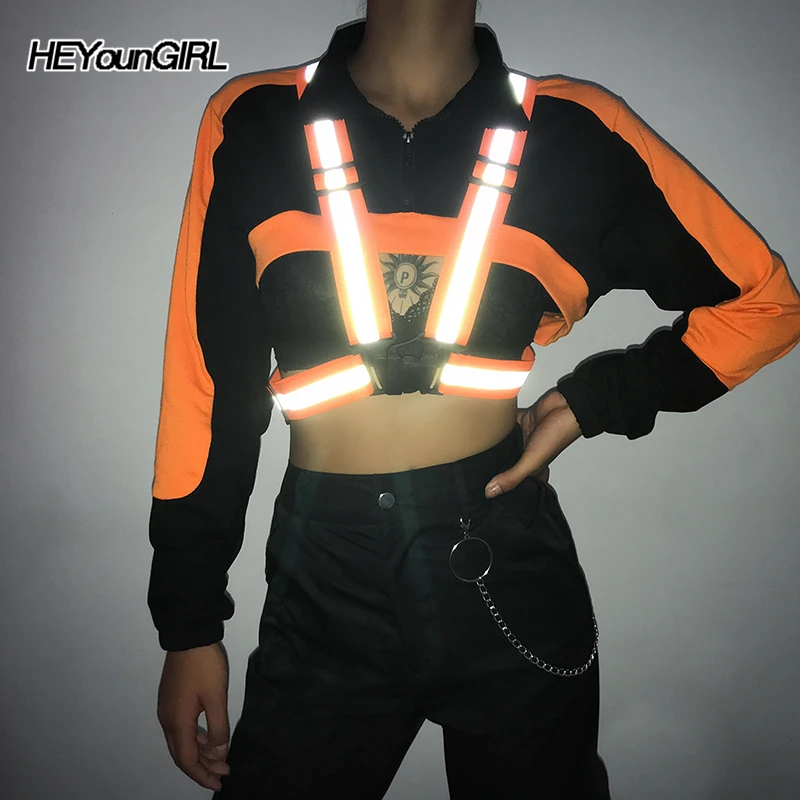 Светоотражающий корсет HEYounGIRL широкий Женский Повседневный модный пояс для