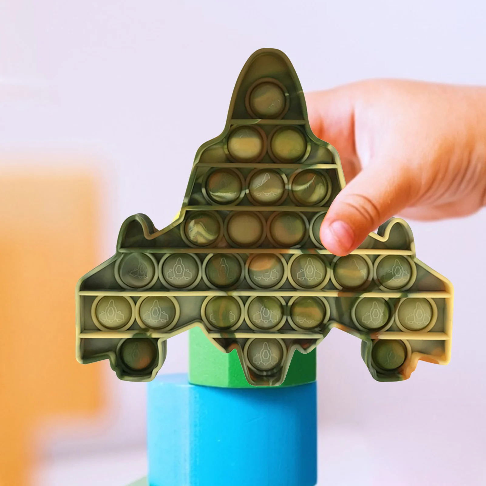 

Stress Relief Fidget Toy Squeeze Sensory Silicone Toys for Kids
