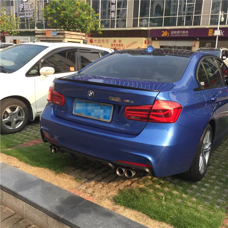 Спойлер для BMW F30 F35 2015 2018 320li 325li M3 Высокое качество карбоновое волокно заднее