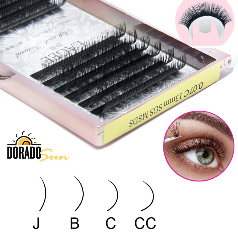 DORADOSUN накладные Индивидуальные ресницы из искусственной норки мягкие волокна