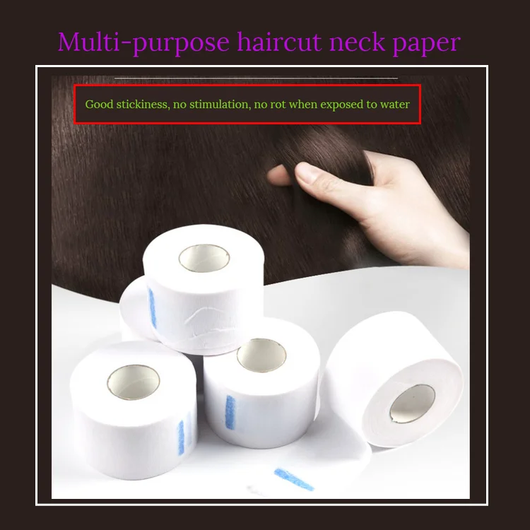 

1pcs Hairdressing tools, hair dyeing supplies, neck paper, disposable anti-shattered hair stained neck tissue, neck paper