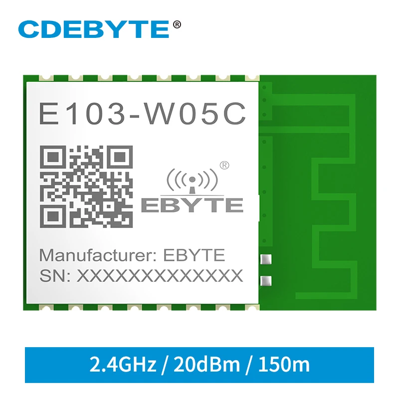 

W600 Chip WIFI Wireless Module UART Serial Port E103-W05C 20dBm 2.4GHz Industrial Grade Components AT Command SMD Wifi Module