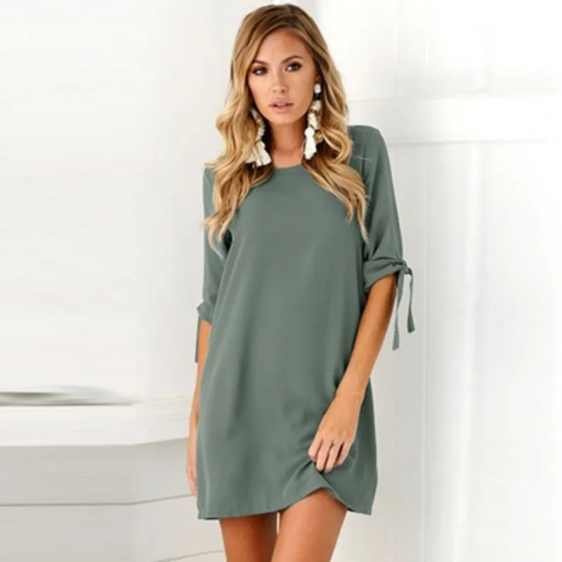 Летние блузки для женщин 2020 рубашки с коротким рукавом на шнуровке круглым