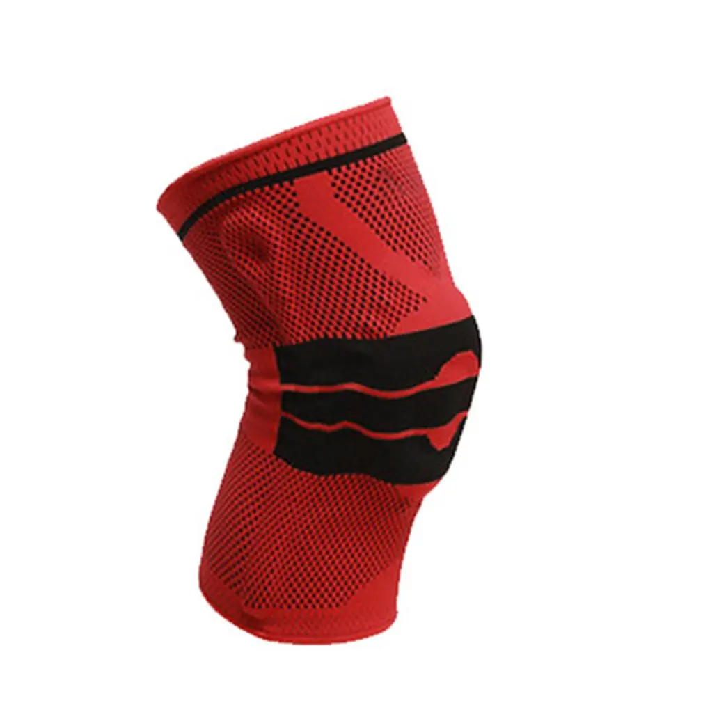 

Силиконовые весенние наколенники для фитнеса дышащие нейлоновые наколенники противоскользящая защита для колена